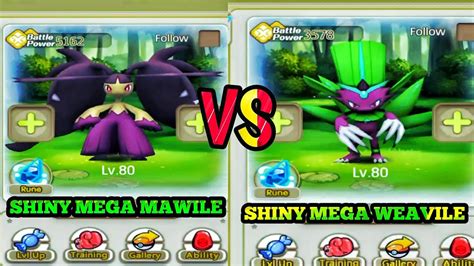 mega mawile|mega weavile.